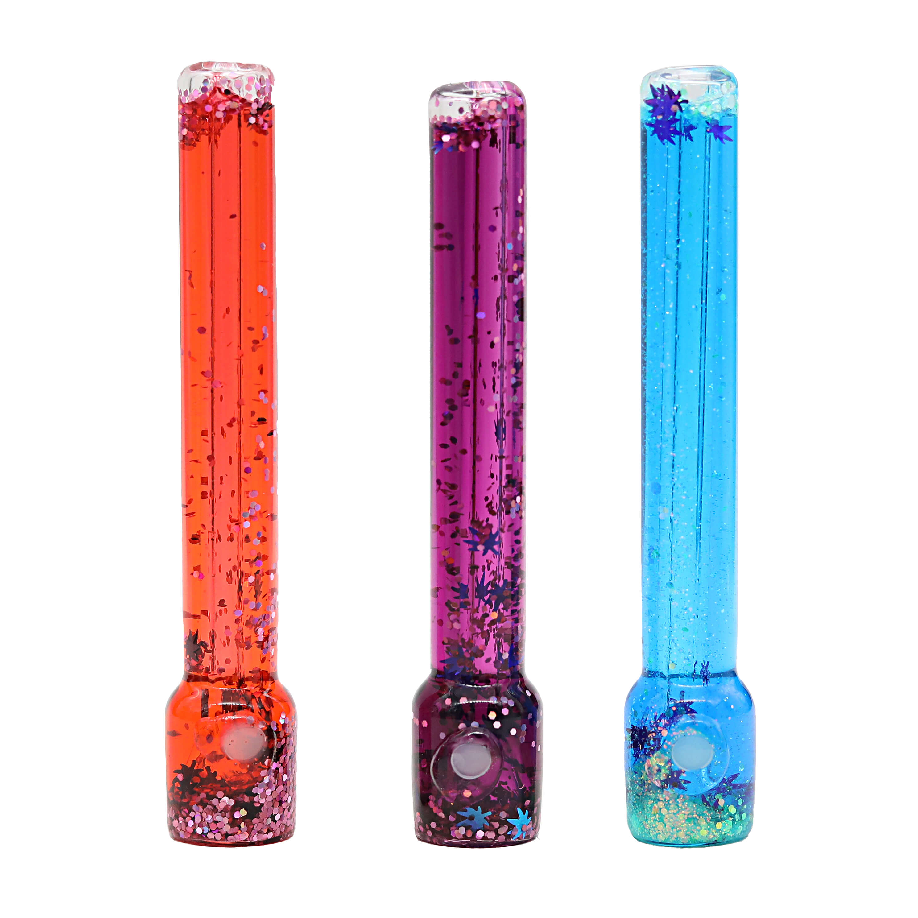 Dabtized Liquid Shine Glass Chillum Set (Limited Edition) (LCH-007) | 4 inch | Assorted Colors - image 2 of 2